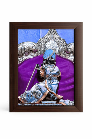Vrindavan inspired Shri Radha Raman wall decor for peaceful spiritual interiors