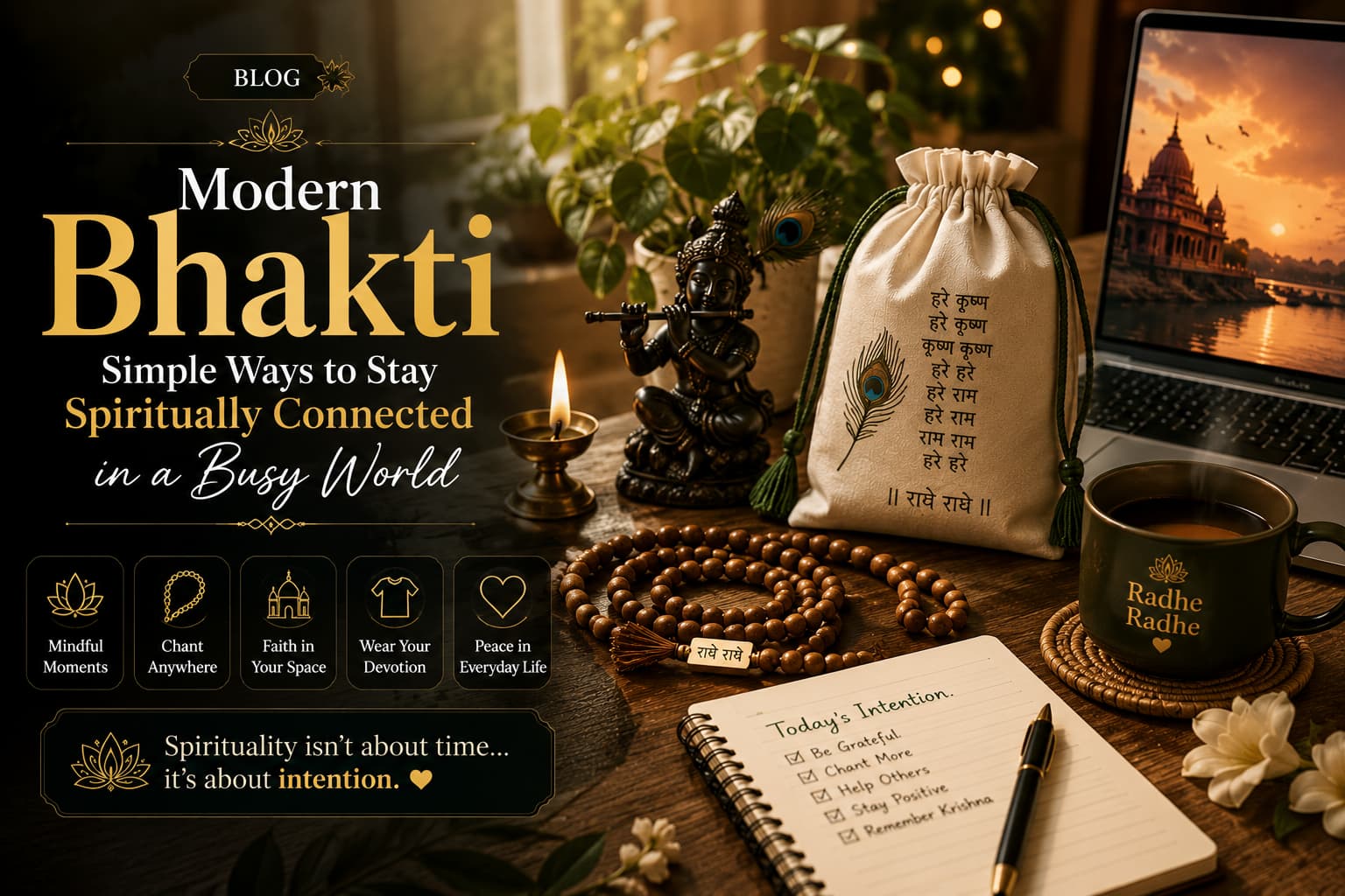 Modern Bhakti: Simple Ways to Stay Spiritually Connected in a Busy World
