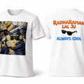 Radha Raman T Shirt for Men & Women | Krishna Devotional DTF Printed Cotton T-Shirt India