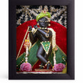 Shri Radha Raman Ji Spiritual Wooden Wall Decor | Premium Devotional Frame for Krishna Lovers & Home Temple