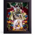Elegant Shri Radha Raman Lal Ji Wall Frame | Luxury Krishna Devotional Decor for Home & Temple