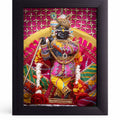 Shri Radha Raman Lal Ji Premium Devotional Photo Frame for Home Temple | Krishna Wall Decor | Vrindavan Inspired Spiritual Gift