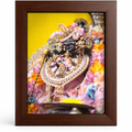 Radharaman Frame 8×10 | Krishna Devotional Frame for Home Temple