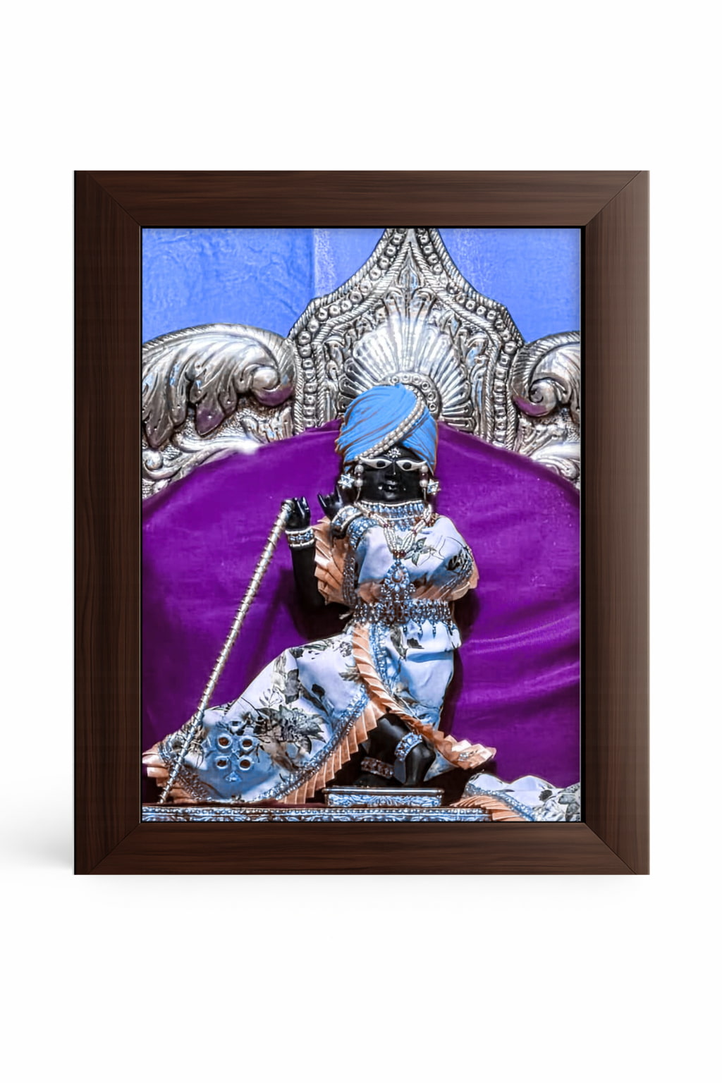 Vrindavan inspired Shri Radha Raman wall decor for peaceful spiritual interiors
